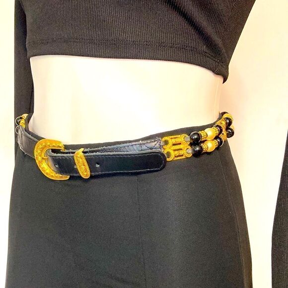 Express genuine leather vintage belt main image 13